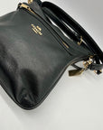 Coach Black Pebbled Leather Reversible Handbag F34823