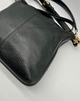 Coach Black Pebbled Leather Reversible Handbag F34823