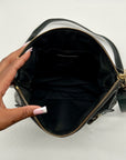Coach Black Pebbled Leather Reversible Handbag F34823