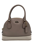 Coach Birch And Chalk Crossgrain Leather Mini Cora Domed Satchel bag