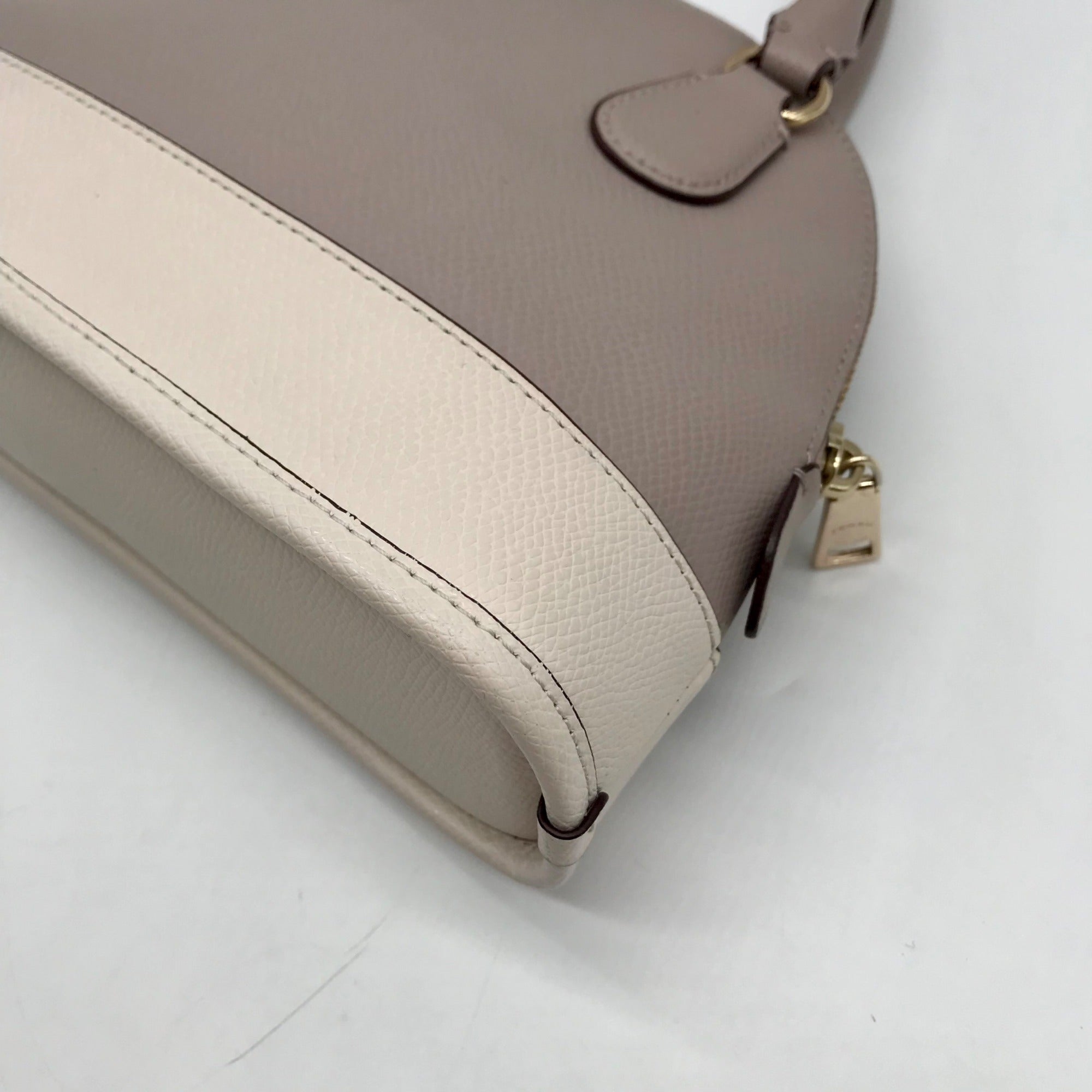 Coach Birch And Chalk Crossgrain Leather Mini Cora Domed Satchel bag