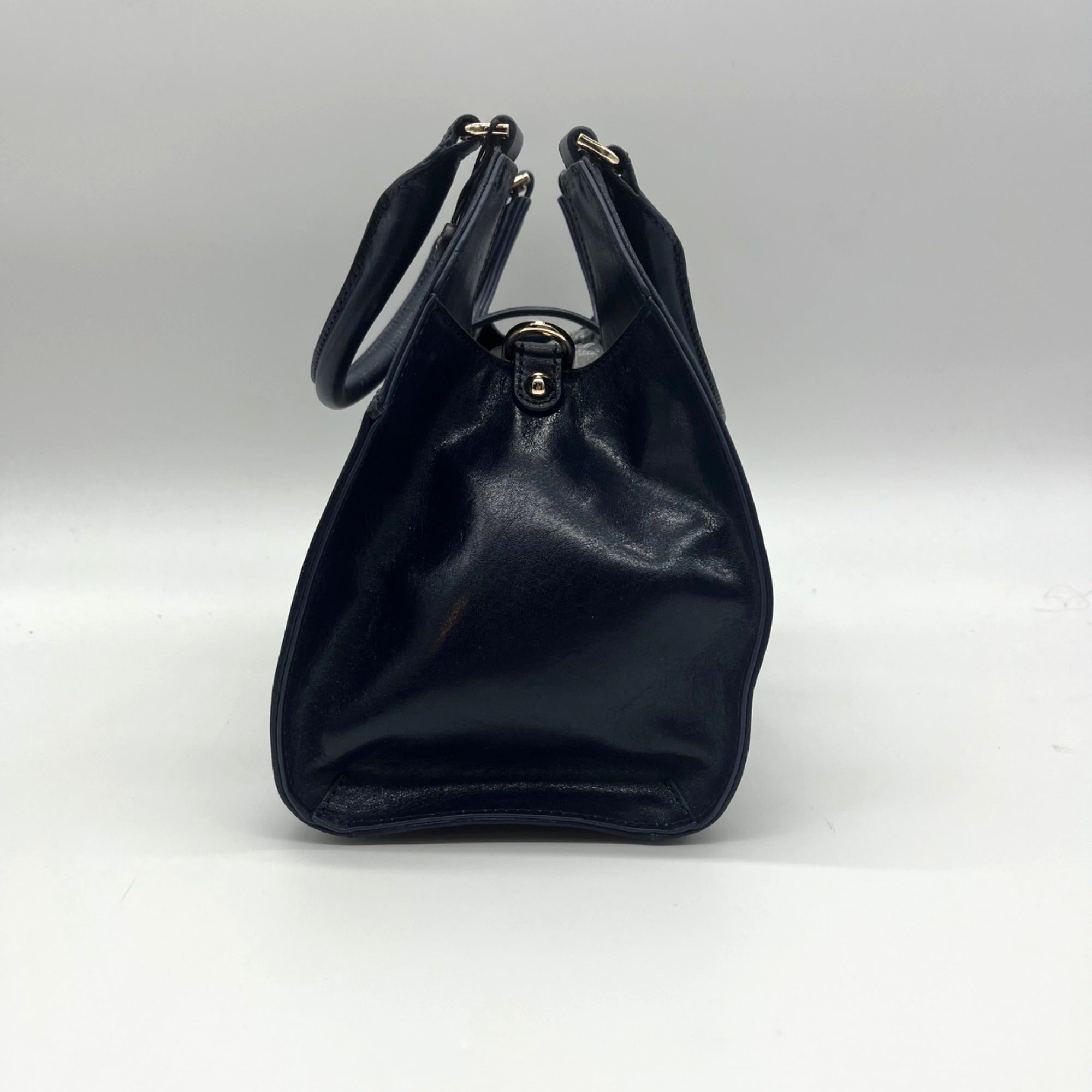 Brahmin Blue Leather Shoulder Bag