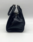 Brahmin Blue Leather Shoulder Bag