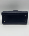 Brahmin Blue Leather Shoulder Bag