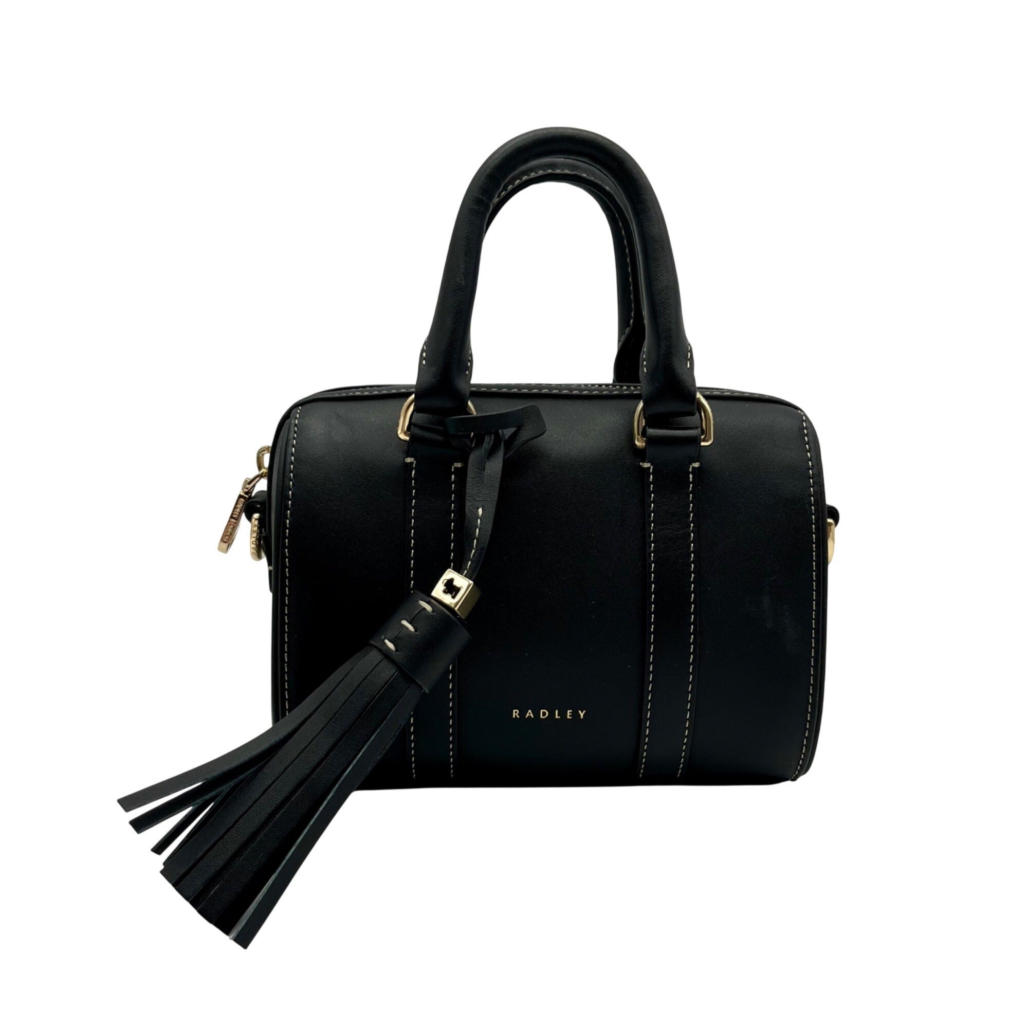 Radley London Black Leather Mini Satchel Bag