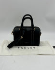 Radley London Black Leather Mini Satchel Bag