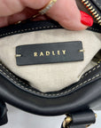 Radley London Black Leather Mini Satchel Bag