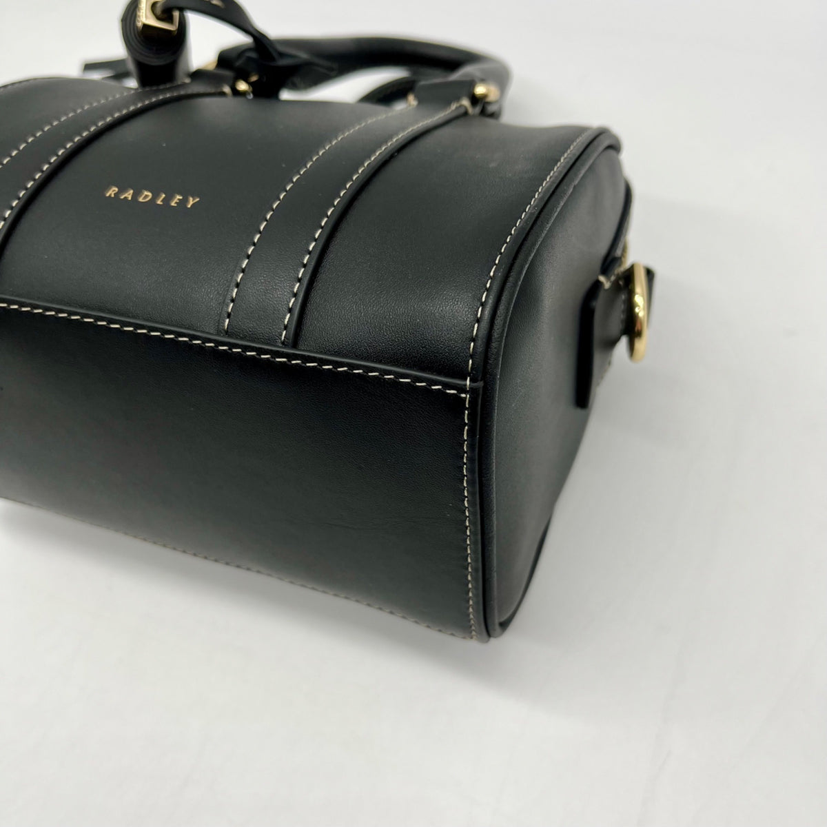 Radley London Black Leather Mini Satchel Bag