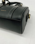 Radley London Black Leather Mini Satchel Bag