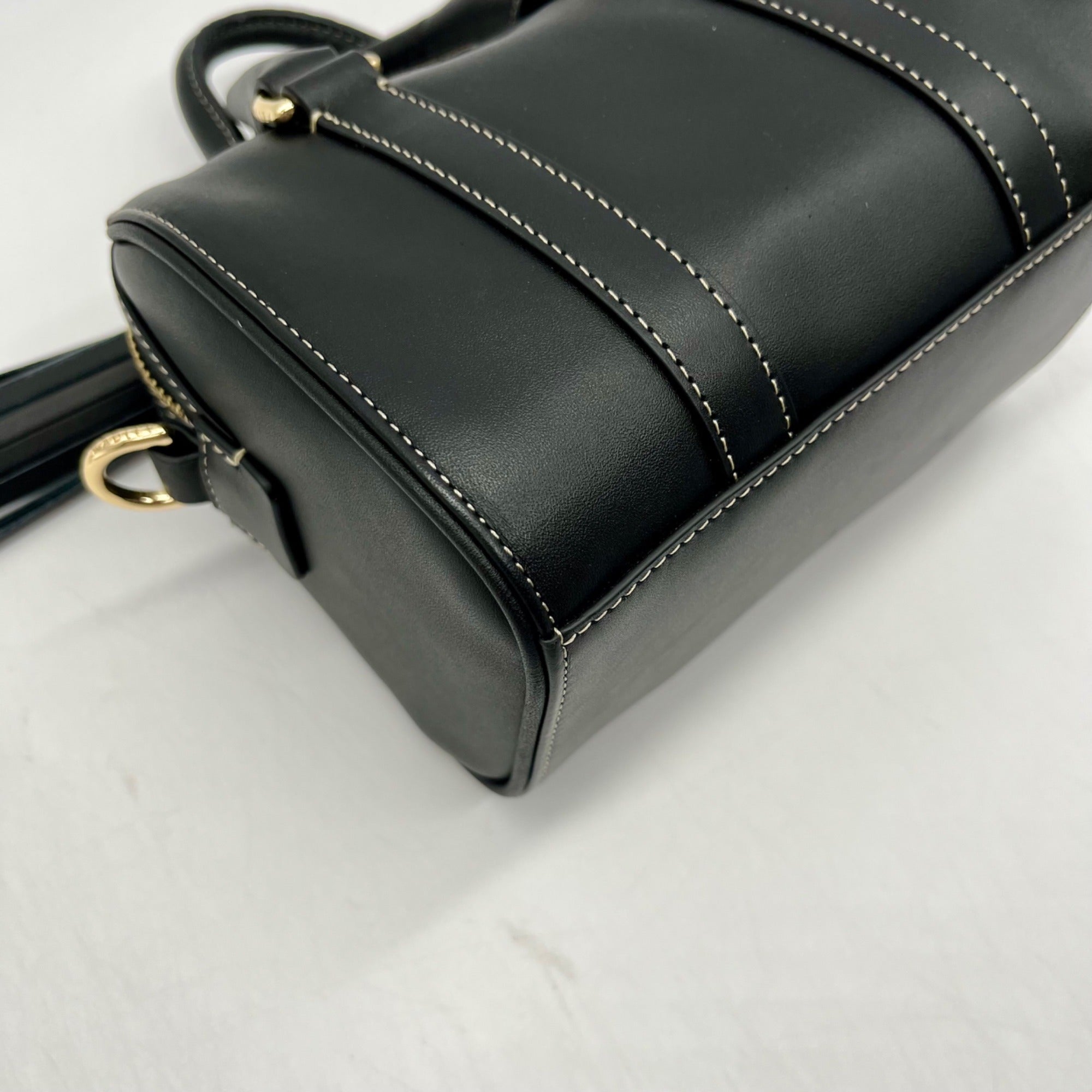 Radley London Black Leather Mini Satchel Bag