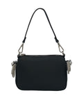 Steve Madden Black Satin Noble-B Mini Bag