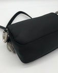 Steve Madden Black Satin Noble-B Mini Bag