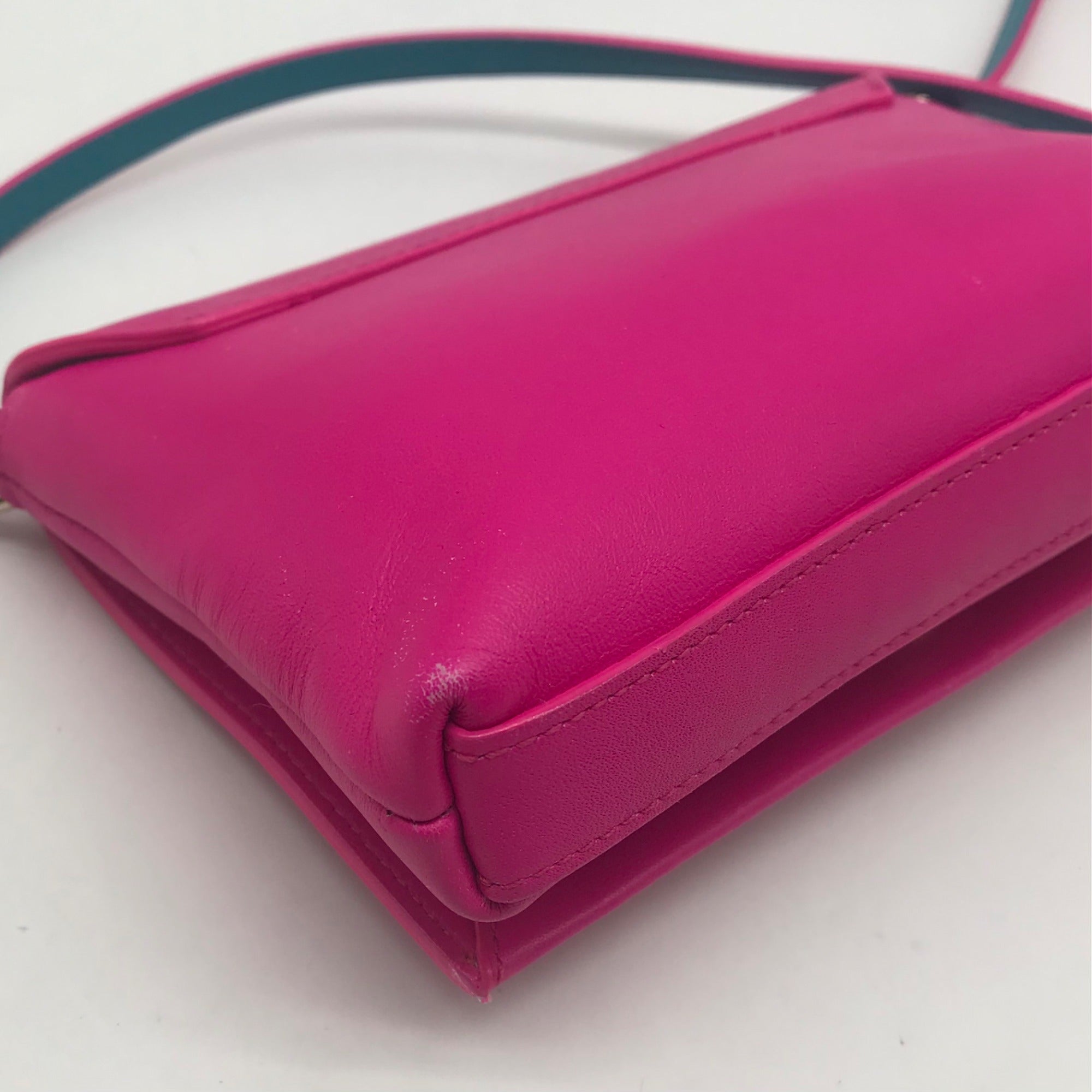 Kate Spade Hot Pink Leather Newbury Lane Crossbody Bag