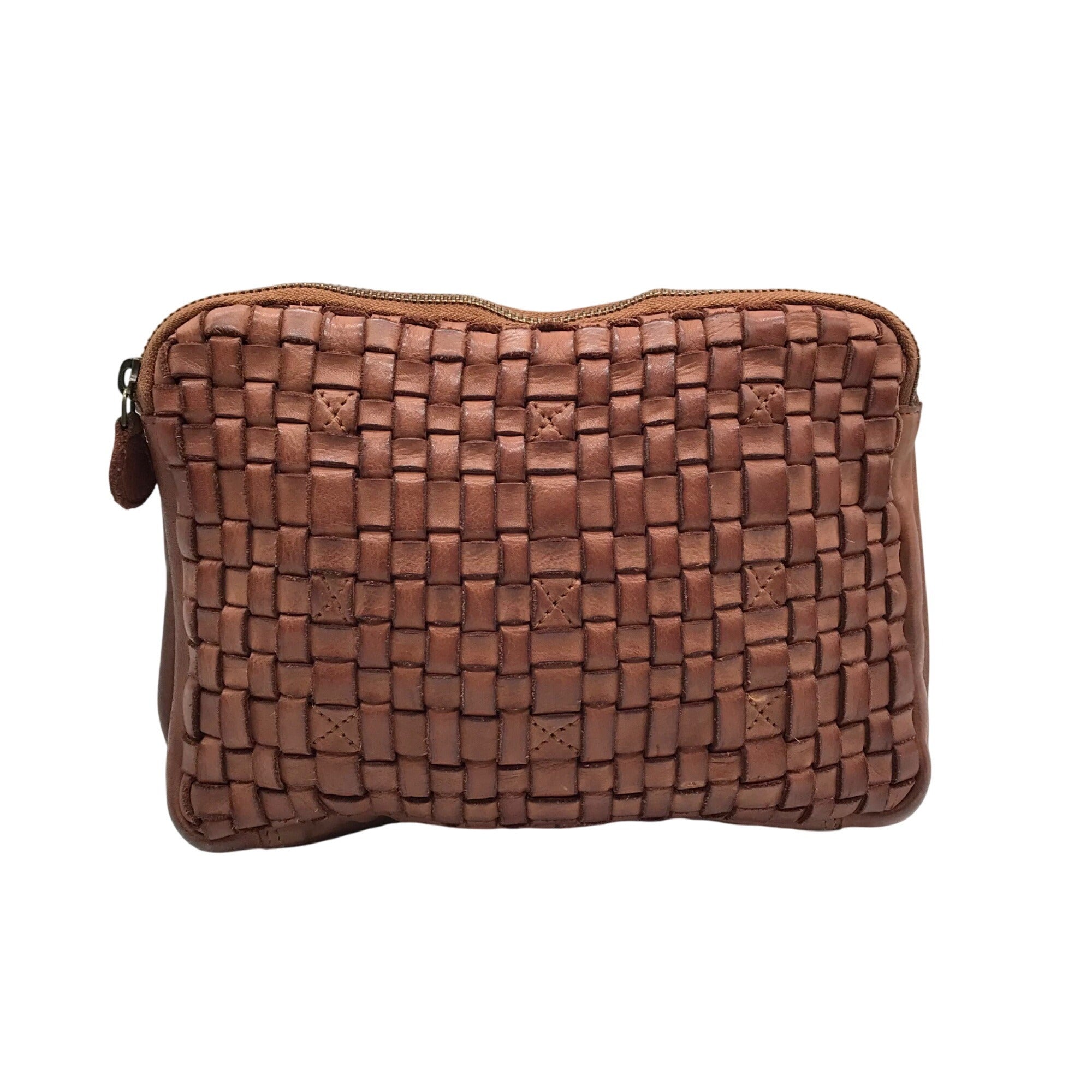 In Leatherz Brown Leather Artisan Crossbody Bag