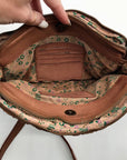 In Leatherz Brown Leather Artisan Crossbody Bag