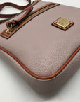 Dooney & Bourke Grey Pebble Grain Small Presley Crossbody Bag
