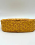 Michael Kors Mustard Yellow Signature Coated Canvas Crossbody Bag