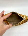 Michael Kors Mustard Yellow Signature Coated Canvas Crossbody Bag