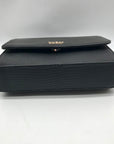 Guess Black Mini Lyndi Mini Flap Crossbody Bag