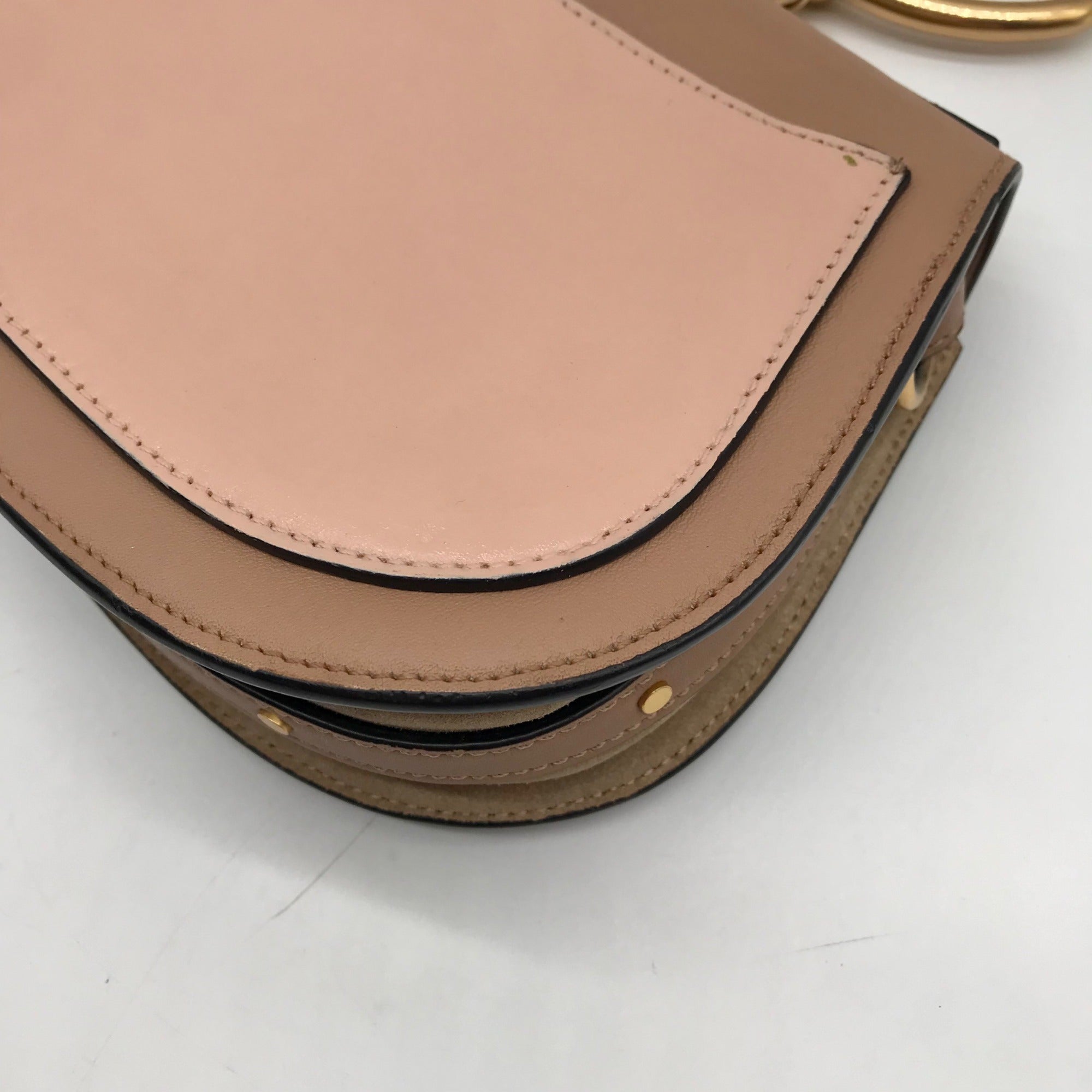 Chloe Beige Leather Nile Bracelet Bag