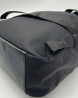 Paul Frank Black Nylon Backpack W/ Monkey Charm and Three Pins