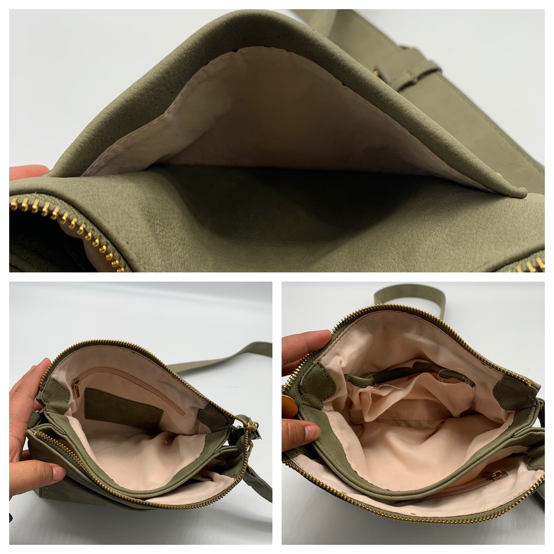 Style &amp; Co Sage Hazy Double Compartment Crossbody Bag