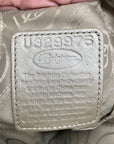 Brighton Neutral Patent Croc Embossed Leather Cher Shoulder Bag And Wallet