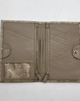 Brighton Neutral Patent Croc Embossed Leather Cher Shoulder Bag And Wallet