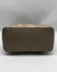Brighton Neutral Patent Croc Embossed Leather Cher Shoulder Bag And Wallet