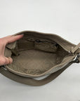 Brighton Neutral Patent Croc Embossed Leather Cher Shoulder Bag And Wallet