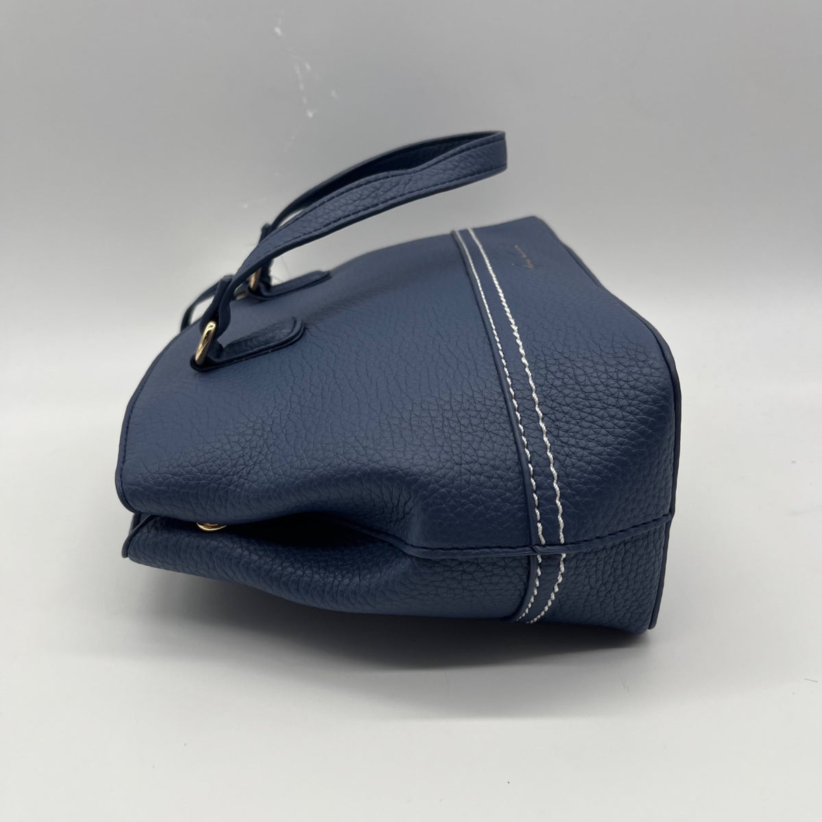 Gloria Vanderbilt Blue Faux Leather Shoulder Bag