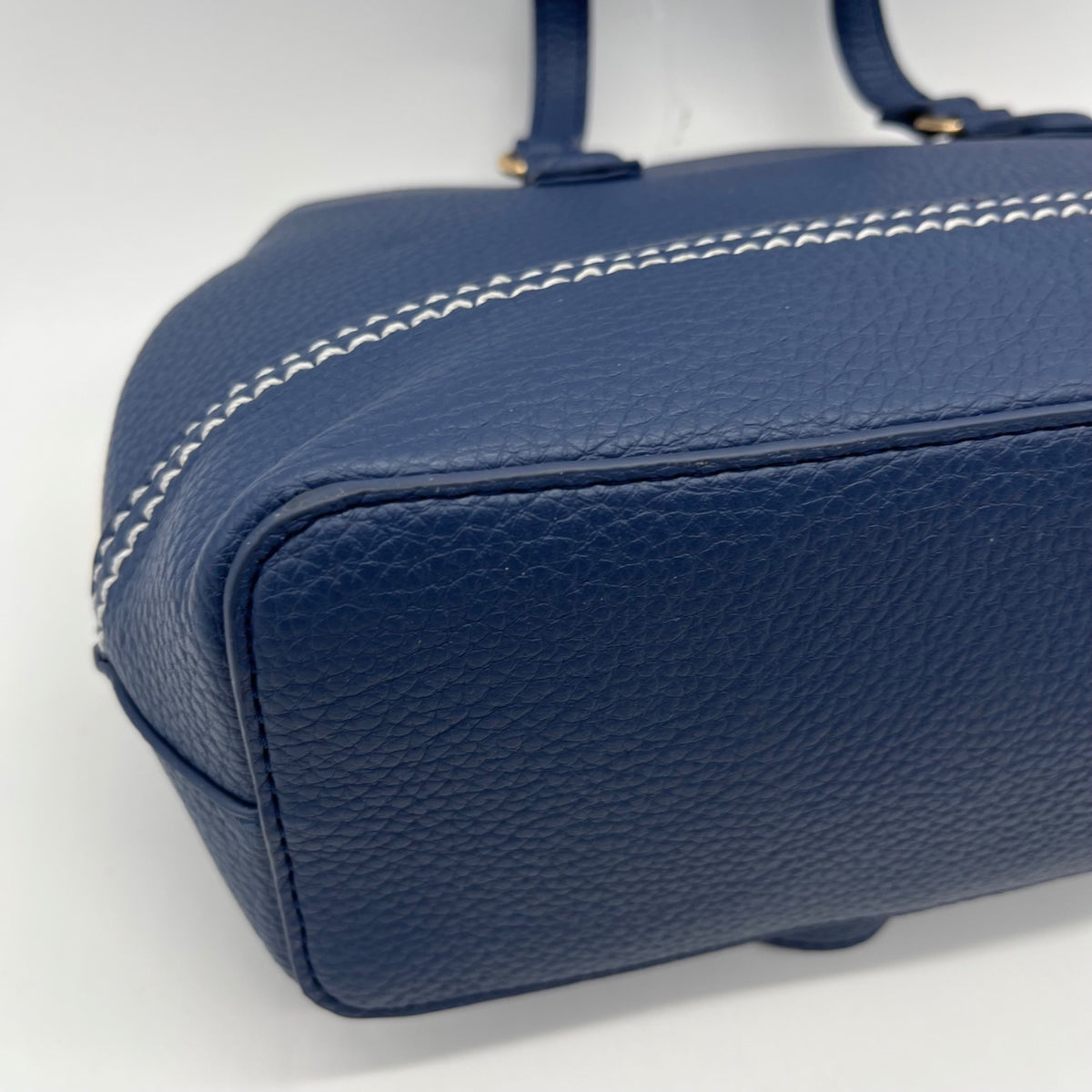 Gloria Vanderbilt Blue Faux Leather Shoulder Bag