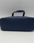 Gloria Vanderbilt Blue Faux Leather Shoulder Bag
