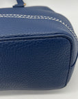Gloria Vanderbilt Blue Faux Leather Shoulder Bag