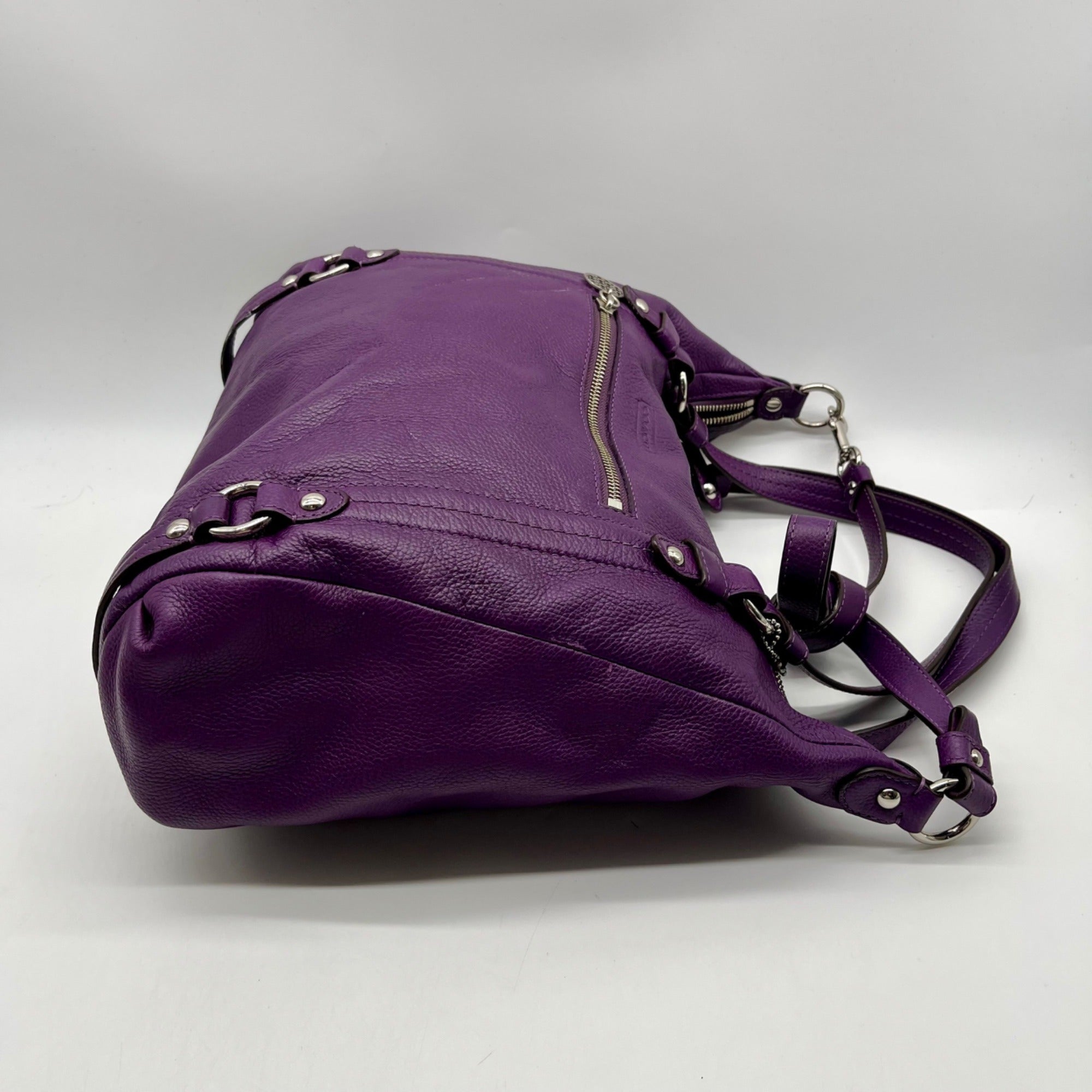 Coach Purple Alexandria Shoulder Bag F17566