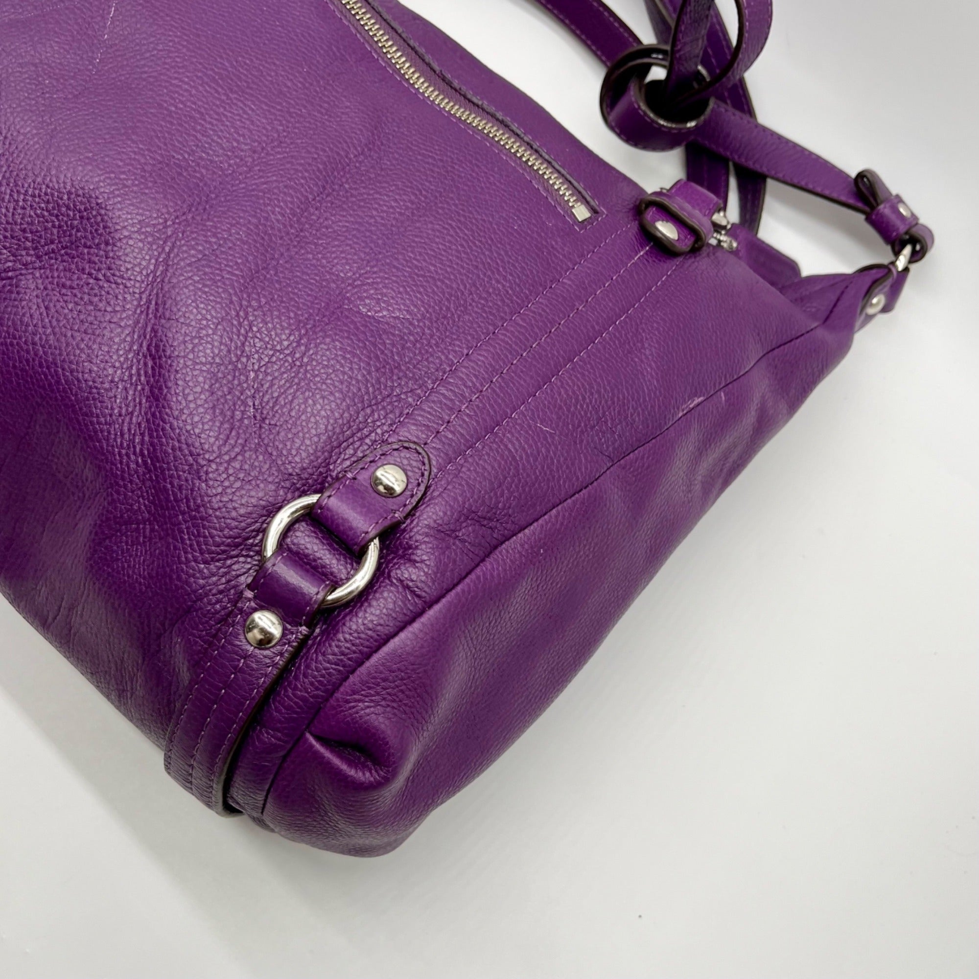 Coach Purple Alexandria Shoulder Bag F17566