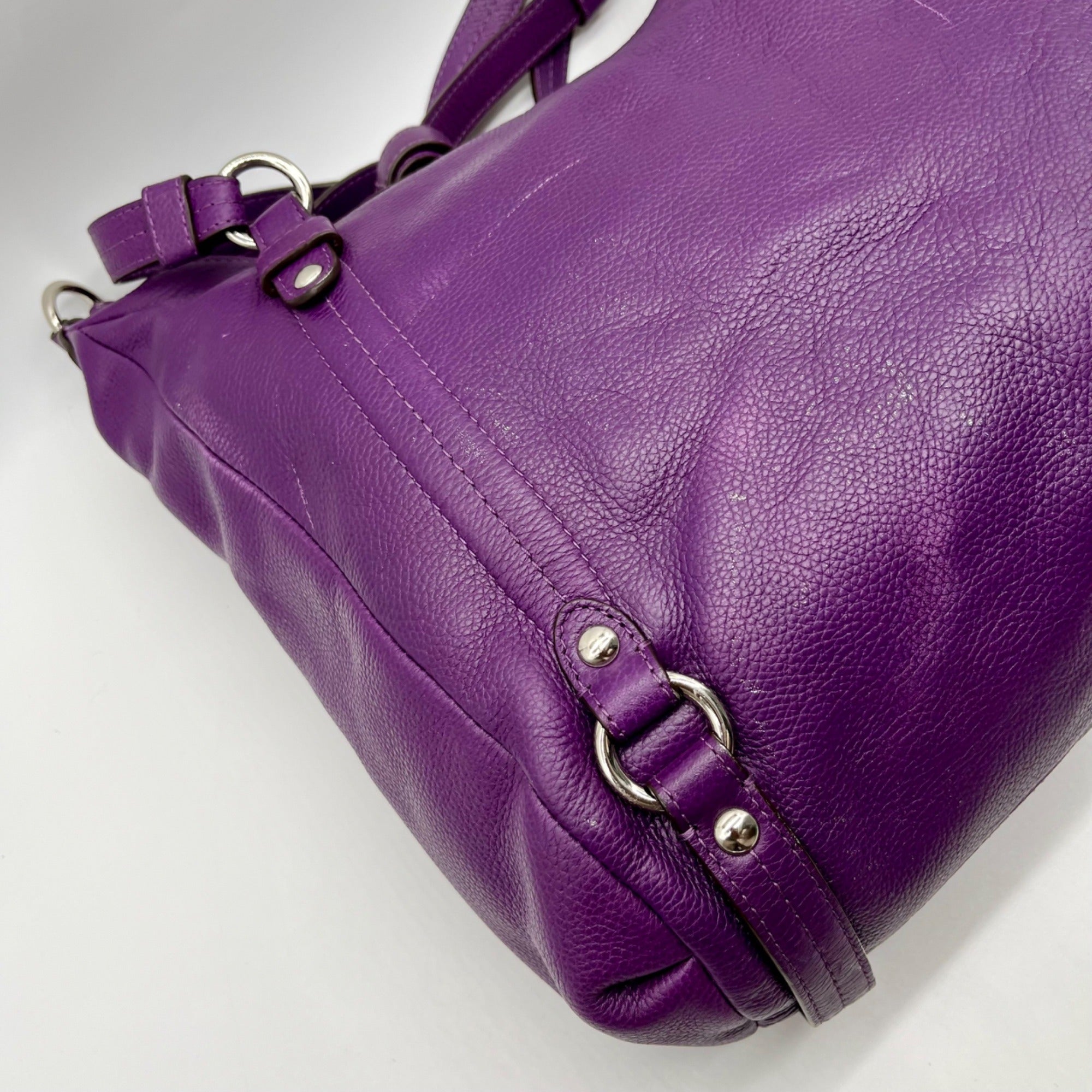 Coach Purple Alexandria Shoulder Bag F17566