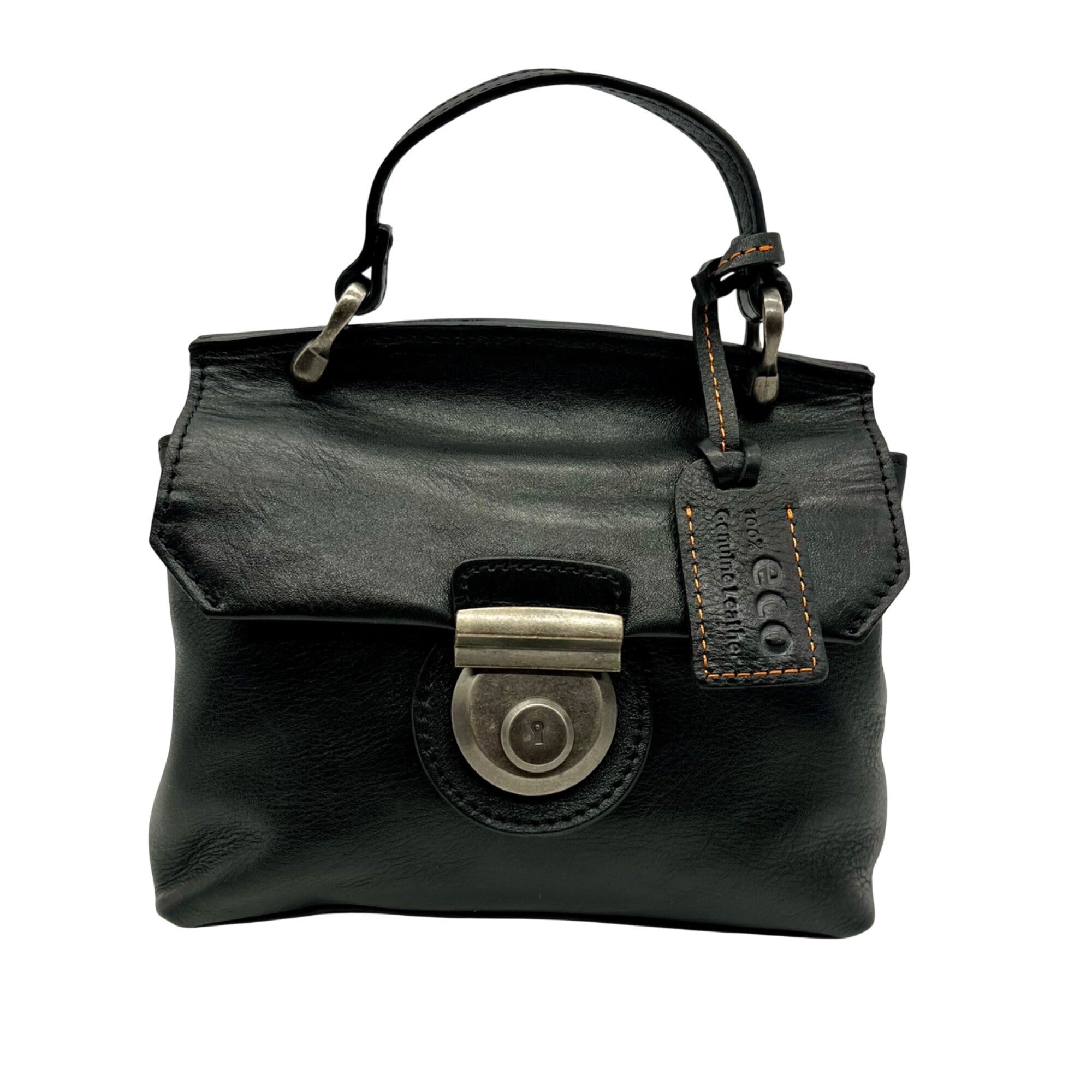 Old Trend Black Leather Crossbody Mini Bag