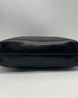 Furla Smooth Black Leather Bowler Bag