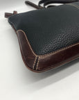 Dooney & Bourke Black & Brown Vintage Shoulder Bag