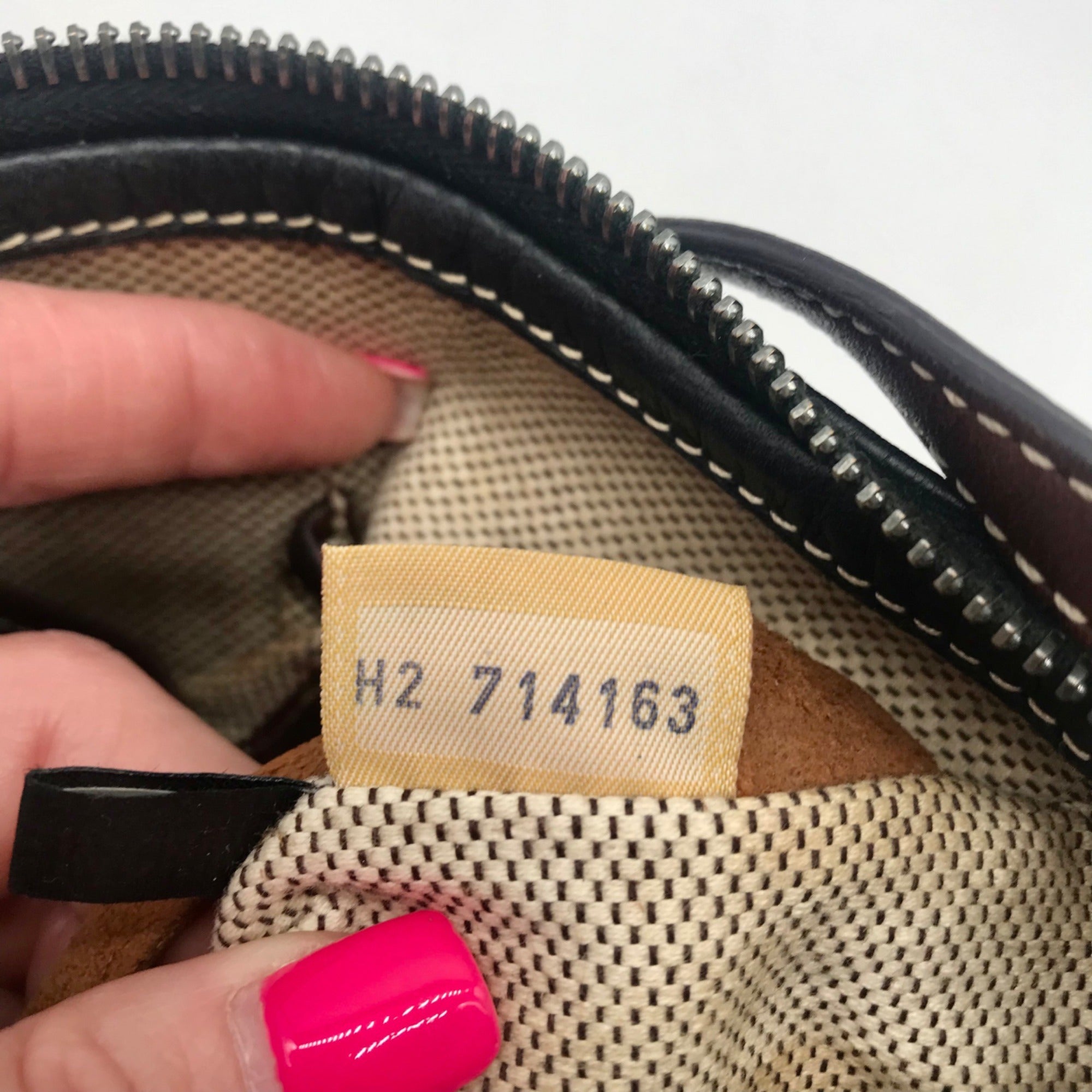 Dooney &amp; Bourke Black &amp; Brown Vintage Shoulder Bag