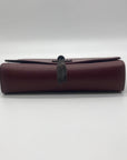 Badgley Mischka Burgundy Faux Leather Convertible Shoulder Bag