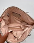 Coach Madison Beige Canvas Leopard Print Shoulder Bag 8373