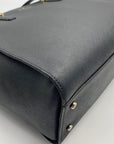 Kate Spade Black Saffiano Leather Large Cedar Street Hayden Satchel