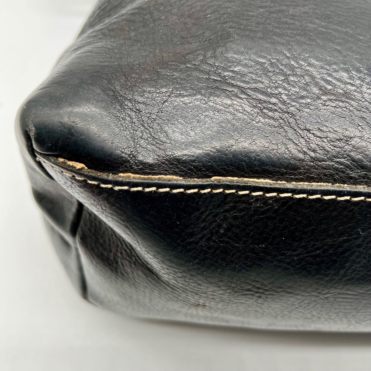 Dooney &amp; Bourke Black Florentine Leather Small Lucy Hobo Bag