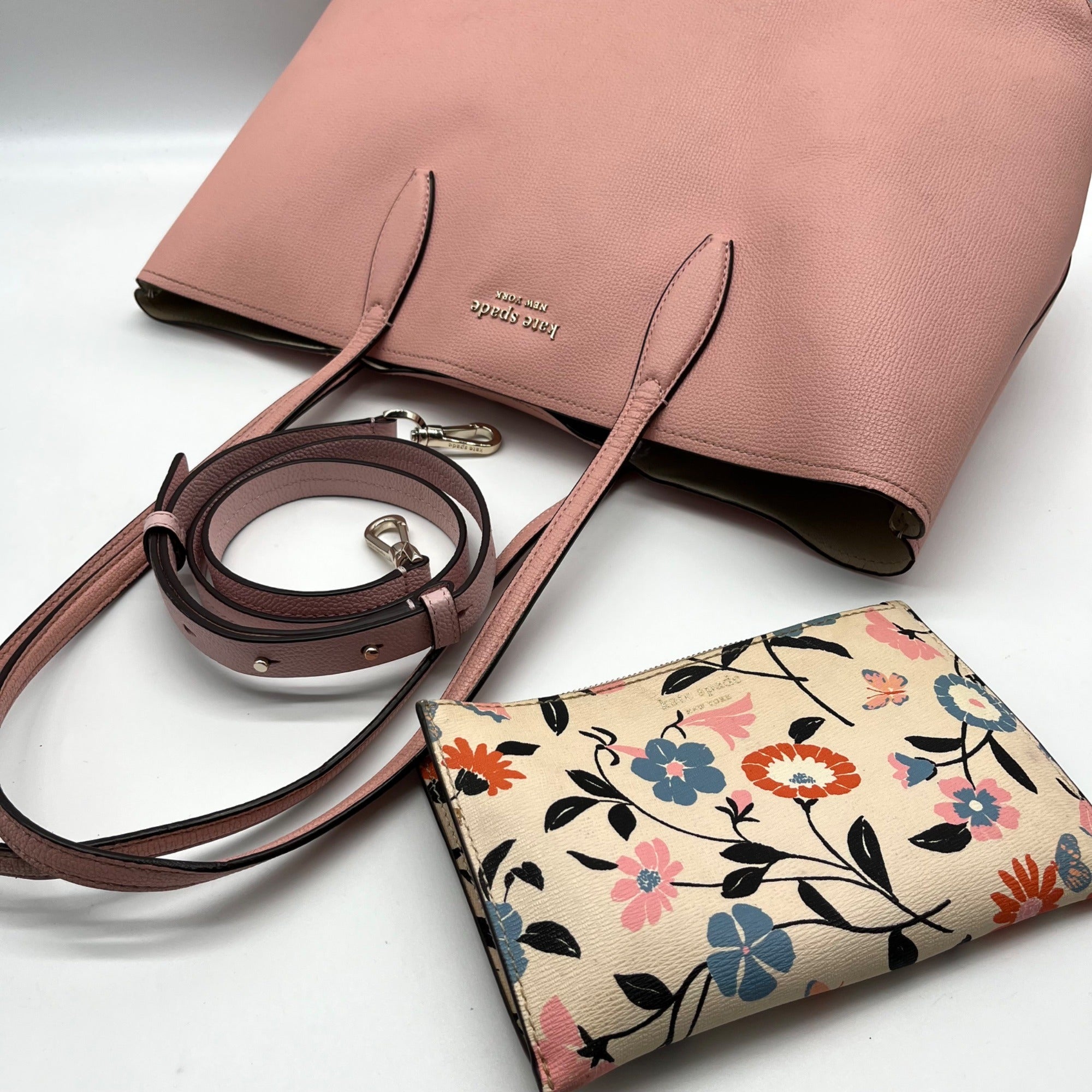 Kate Spade All Day Pink Large Tote Bag