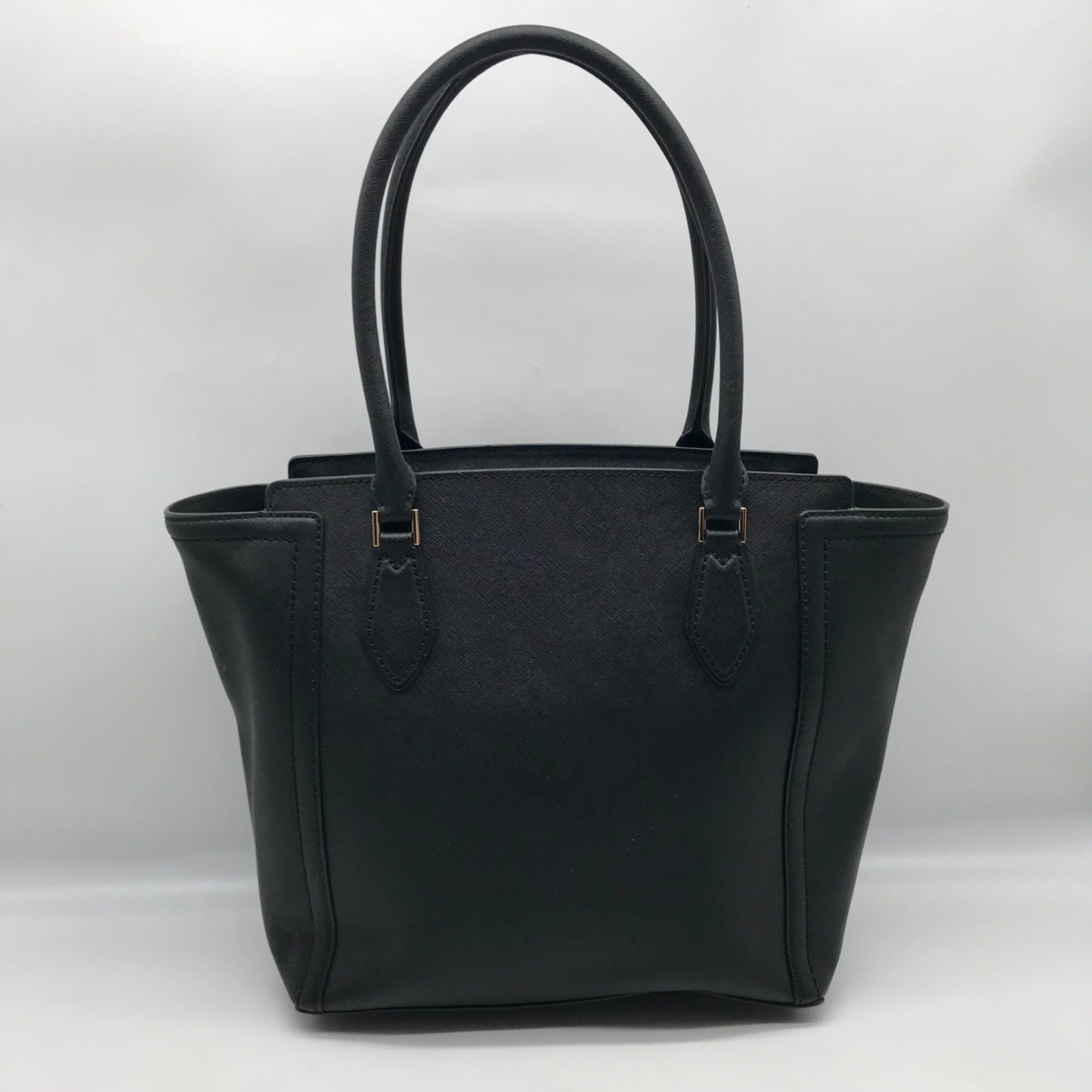 Michael Kors Black Ayden Leather Tote Bag