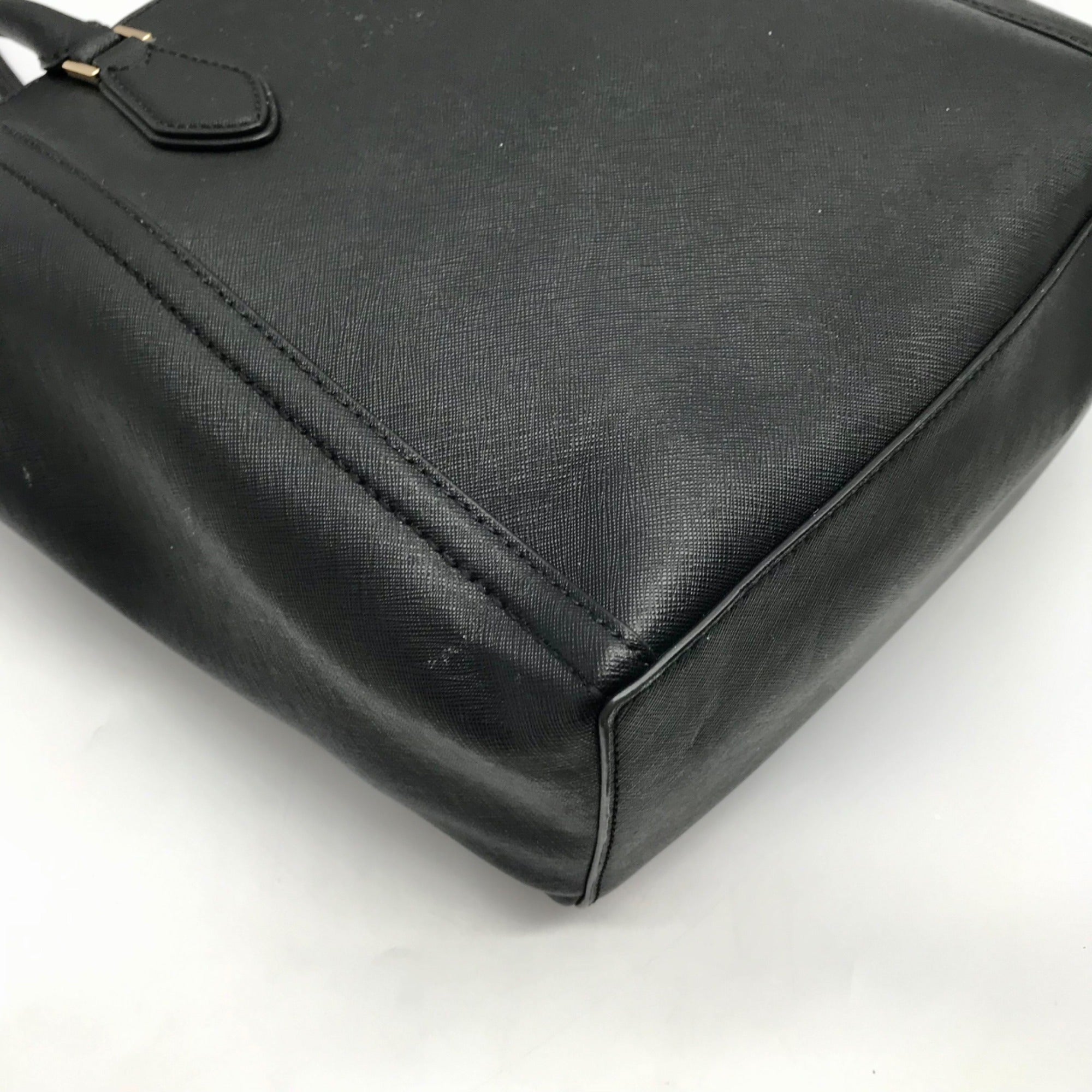 Michael Kors Black Ayden Leather Tote Bag