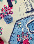 Kate Spade Full Plume Garden Blue Francis Tote Bag
