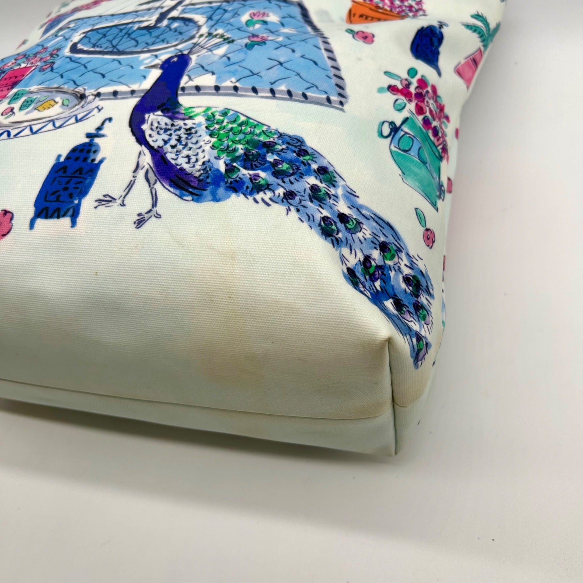 Kate Spade Full Plume Garden Blue Francis Tote Bag